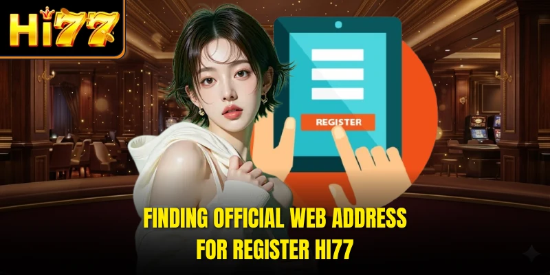 Finding official web address for register HI77