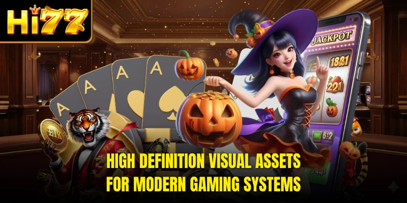 High definition visual assets for modern gaming systems
